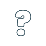 Outlined question mark icon, Questionnaires, MoonStone Study, Multiple Sclerosis, MS